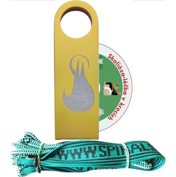 Posilovací lano USB skolióza léčba v krocích + elastické lano SM systém (originál Mudr. Smíšek)