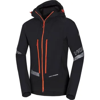 Pánská softshellová bunda Pánská softshellová bunda na skialp Northfinder Hruby Performance Windprotect BU-3811SKP-270 Black/Black