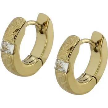 Náušnice Genco Náušnice z chirurgické oceli kroužky GESS205GD