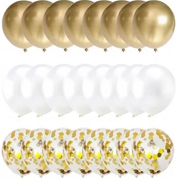 Balónek Balónky bílé sada 25 ks Extra Party