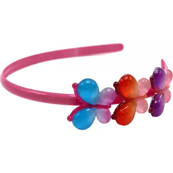 Čelenka Čelenka s třemi motýli Barva: růžová