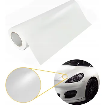 Polep vozidla Fólie Tuningová pro polep automobilů Bílá Matná Změna Barvy Auta DIY
