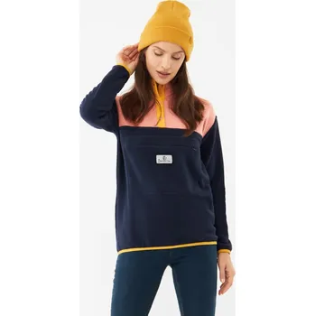 Dámská mikina Dámská mikina Viking Lakeside tmavě modrá/růžová XS