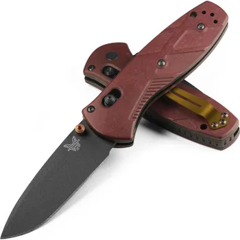 kapesní nůž Benchmade Mini Barrage Redstone Drop-Point 585BK-04