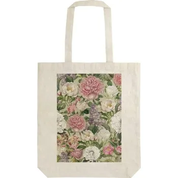 Set školních potřeb Torba bawełniana STBAG 75 Piwonie i róże