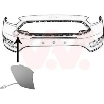 Příslušenství karosérie Klapka, vlečný hák VAN WEZEL 1947587