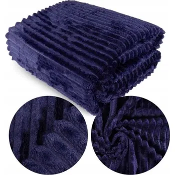 Prostěradlo Deka BestLowCost polyester 200 cm x 220 cm modrá