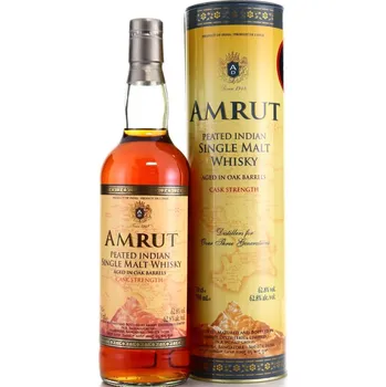 Whisky Amrut Peated Cask Strength 62,8% 0,7l (tuba)
