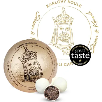 Čokoláda Globuli Carolini – Karlova koule 1 ks, 22g