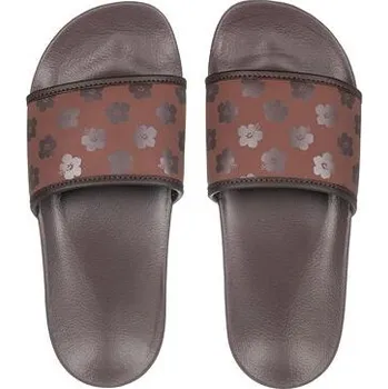 Dámské žabky Roxy dámské pantofle Slippy IV Brown Combo | Hnědá | Velikost 9 US