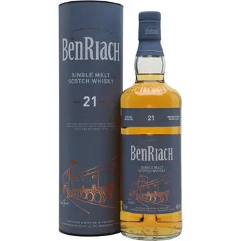 Whisky Benriach 21yo 46% 0,7l (tuba)