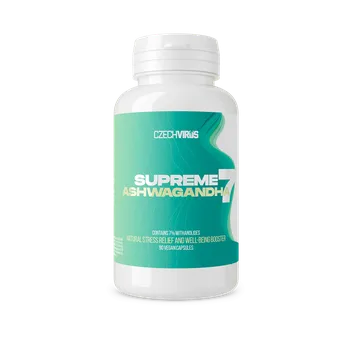 Přípravek na podporu paměti a spánku Czech Virus Supreme Ashwagandha 7 90 kapslí