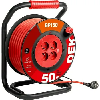 Kabel prodlužovací PVC na bubnu DEK BP150 50 m 1,5 mm2 IP 20
