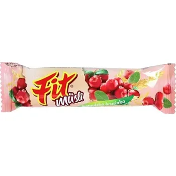 FIT Müsli tyčinky kanadská brusinka 30 g (Fit tyčinka s kanadskou brusinkou 30 g)
