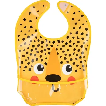 Bryndák Canpol babies Bryndák plastový s kapsou BabiesBoo Gepard