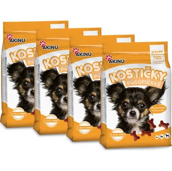 Pamlsek pro psa Akinu Poloměkké kostičky pamlsek pro psy 4 x 500 g