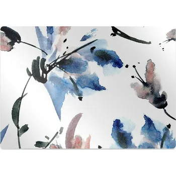 Podložka pod nábytek Podložka pod kolečkovou židli akvarel květiny