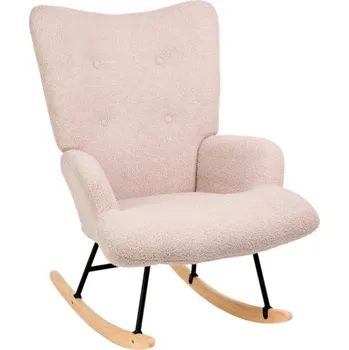 Křeslo Houpací křeslo MOSS TEDDY BOUCLE béžové 856704