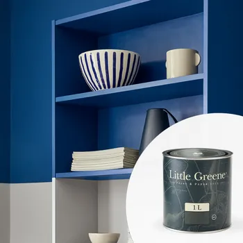 Speciální výtvarná barva Little Greene Barva na lamino - Polomatná - 1L - Intelligent Satin Vyberte odstín:: Sage & Onions (288)
