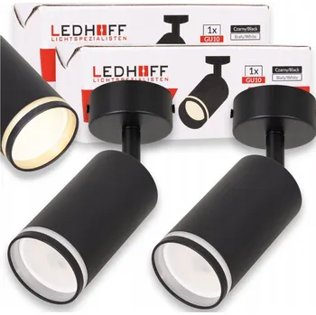 Nástěnné svítidlo Nástěnné svítidlo Ledhoff černé GU10 35 W