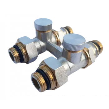Hlavice pro radiátor Uzavírací ventil přímý VK 1/2" x 3/4" (Melscher HR1209)