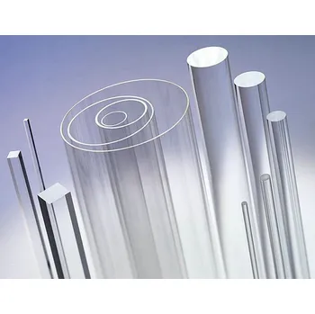 Plexisklo Lité hranaté tyče z plexiskla - čiré , šířka tyče 12mm, délka 1m