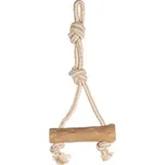 Tahací lano s dřevem kávovníku Flamingo