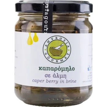 Sušená zelenina Simply Greek | Kaparové bobule ve slaném nálevu ideální součást antipasti talířů a tapas - 212 ml