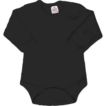 Kojenecký body NEW BABY Body dlouhý rukáv New Baby - černé Vel. 98