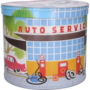 Úložný box Kazeto Krabice kulatá Krtek 30 cm