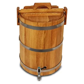 Sud Dubový sud 30 litrů s víkem, silný výpal