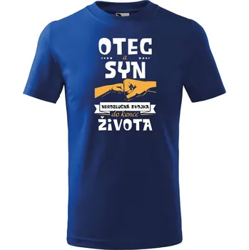 Dětské tričko s potiskem Nerozlučná dvojka Velikost: 122/6 let, Barva trička: Královsky modrá