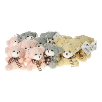 plyšák Miś pluszowy 7,5cm z zawieszką MIX