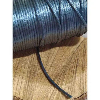 Saténová šňůra Ø2 mm barva modrošedá