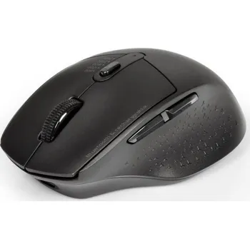 Myš PORT dobíjecí myš s duálním bezdrátovým připojením, BT, 2, 4 GHz, USB-A/C, černá