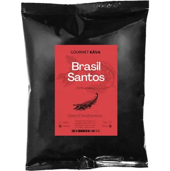 Káva Gourmet Káva Brasil Santos zrnková 250 g