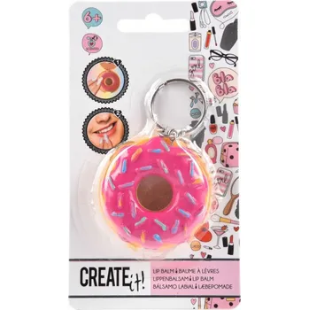 Péče o rty Balzám na rty Donut růžový přívěsek