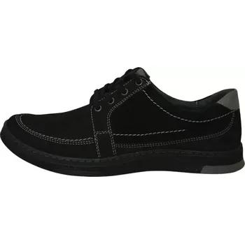 Pánské polobotky Pánská kožená obuv KOLONDIKE černá (Pánská obuv)