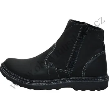 Pánská zimní obuv Obuv pánská zimní Effe tre 308-0-145-026 černá (Pánská zimní obuv)