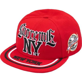 Kšiltovka Supreme New York 6-Panel / Red Barva: Červená, Velikost: OS
