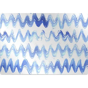 Podložka pod nábytek Podložka pod kancelářskou židli vlny akvarely