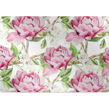 Podložka pod nábytek Ochranná podložka pod židli růžové pivoňky