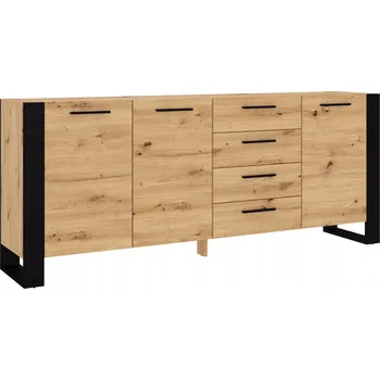 Komoda Komoda Bim Furniture 197 x 45 x 87 cm dub artisan mat