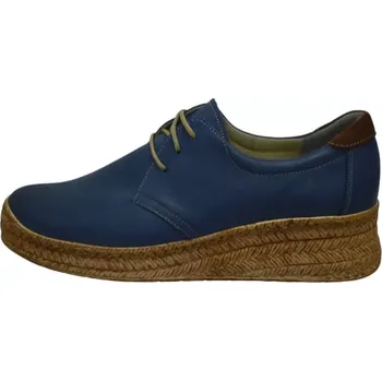 Dámské polobotky Obuv dámská MINTAKA 221487 modrá (Dámská kožená obuv)