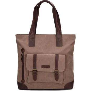 Kabelka Větší dámská kabelka Katana Jitka - světle hnědá