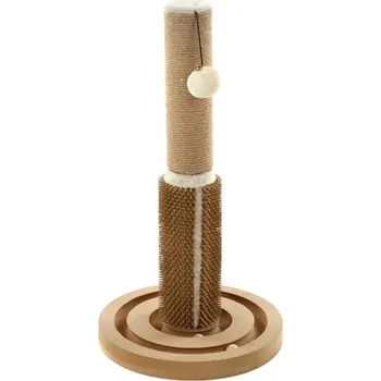 Škrabadlo pro kočky s koulodráhou Flamingo