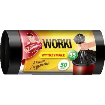 Pytle na odpadky UNIVERZÁLNÍ SÁČKY na ODPAD 35 L odolné role 50 KUSŮ Anna Zaradna