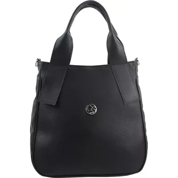 Kabelka Černá elegantní dámská kabelka přes rameno GROSSO