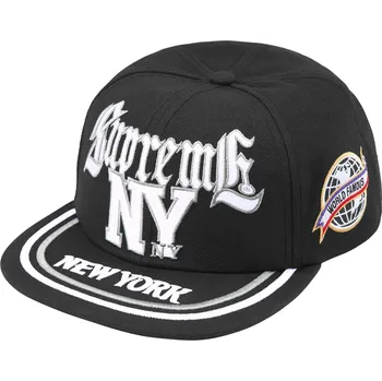 Kšiltovka Supreme New York 6-Panel / Black Barva: Černá, Velikost: OS