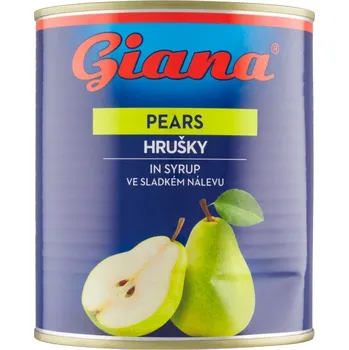 Hrušky půlené 850 ml Giana